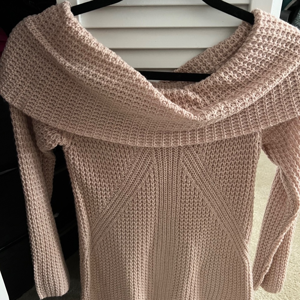 Off the Shoulder Sweater - Picture 2 of 3